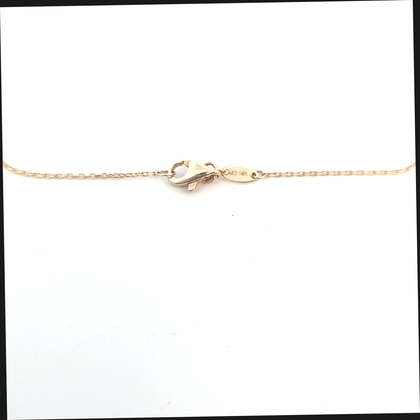 14K Solid Gold Multi-Color Enamel Heart Necklace – Dainty Heart Necklace for Women