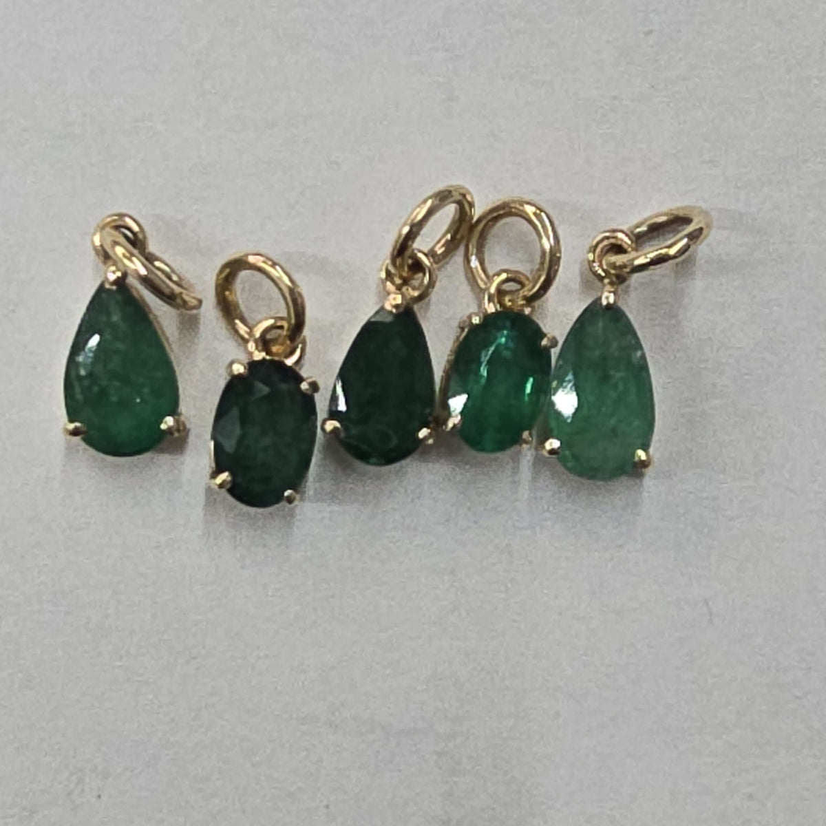 14K Emerald Pendant
