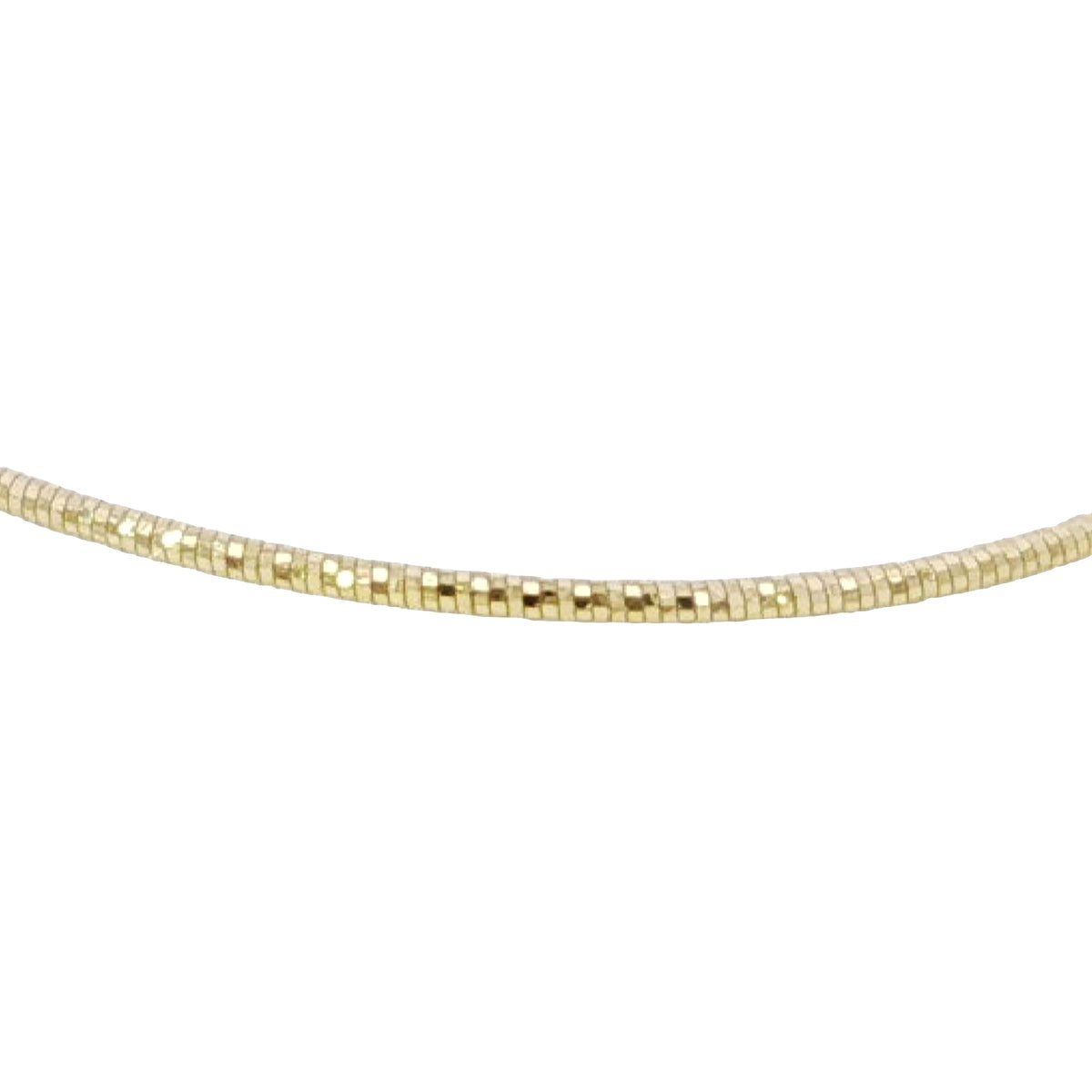 14k Solid Gold Diamond Cut Bangle