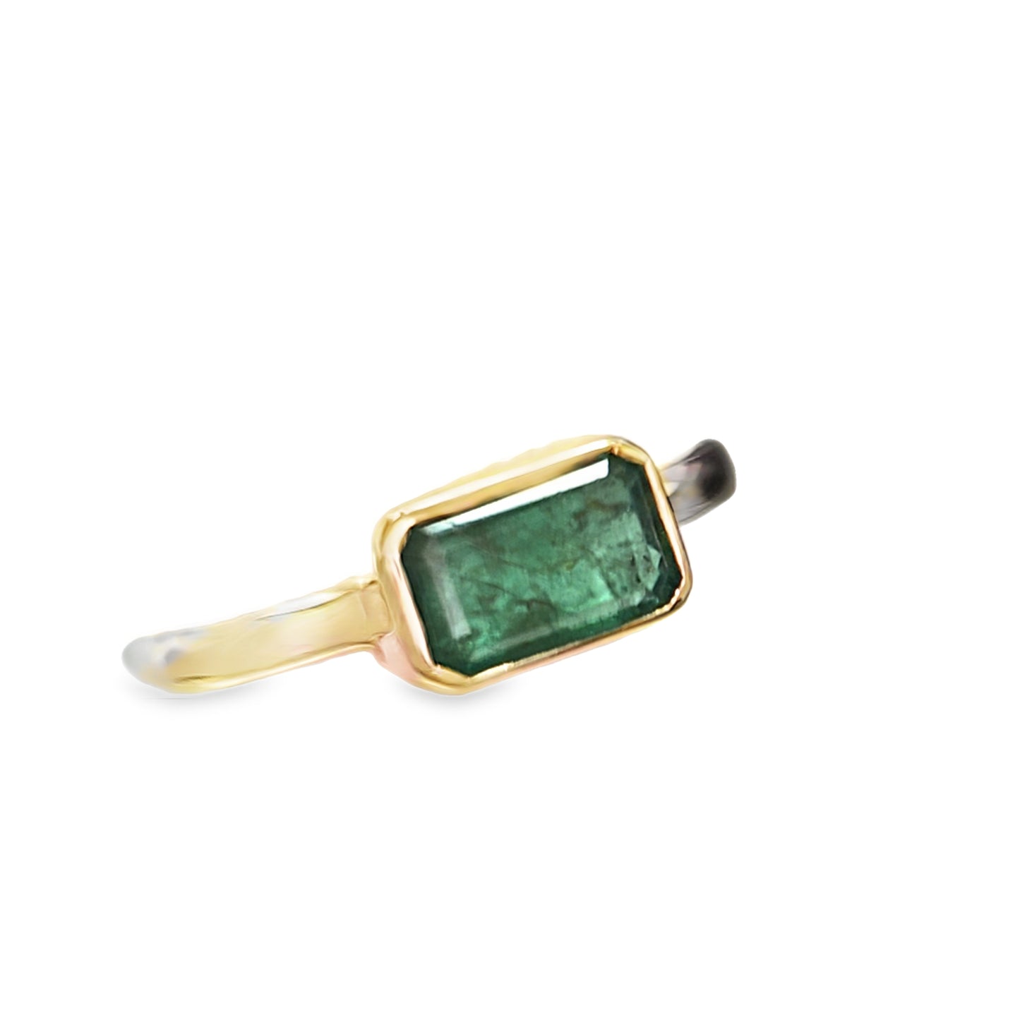Handmade 14K Gold Emerald Ring – May Birthstone Jewelry