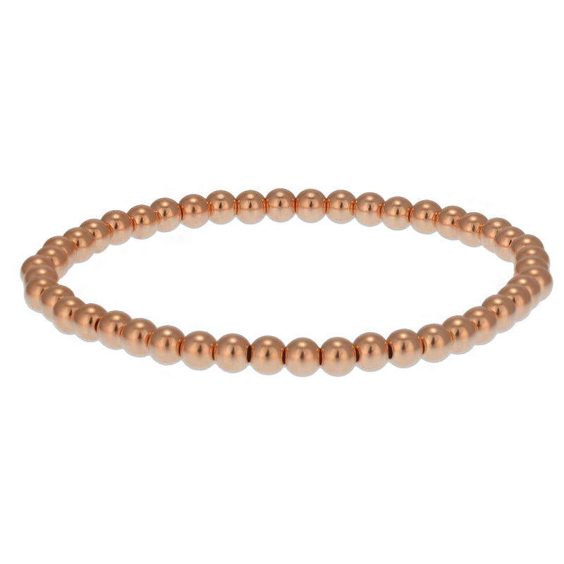 Gold Filled Beaded Stretch Bracelet 4mm – Shop Au Courant