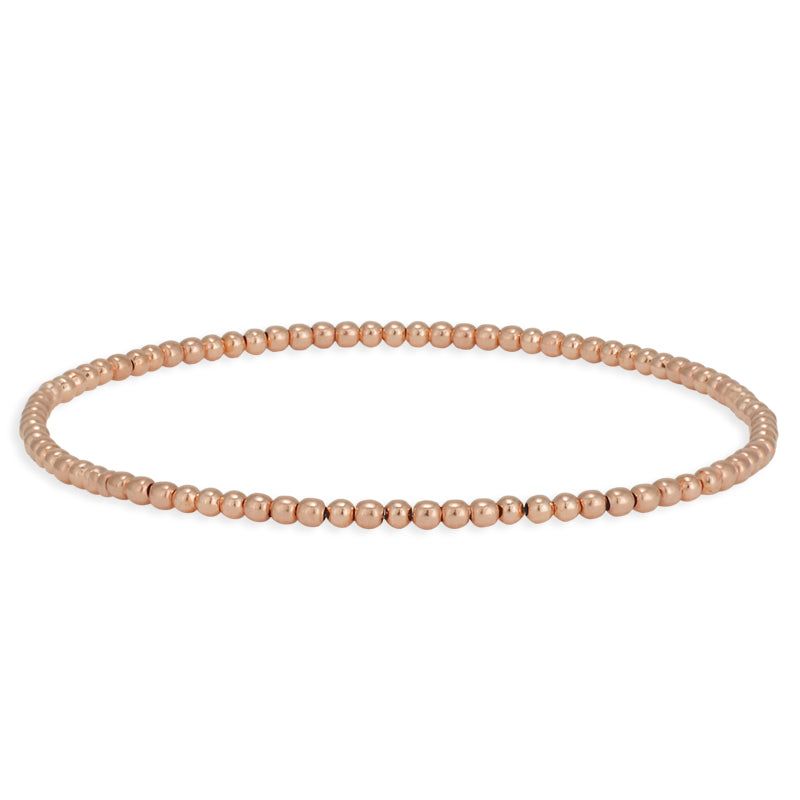 Anela 14 kt Gold Filled 2mm Beaded Bracelet